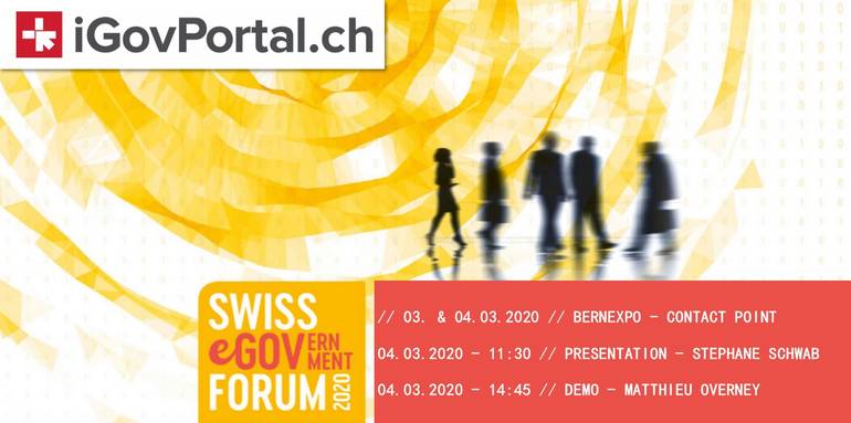 L'association iGovPortal.ch participe au Swiss eGovernment Forum 2020