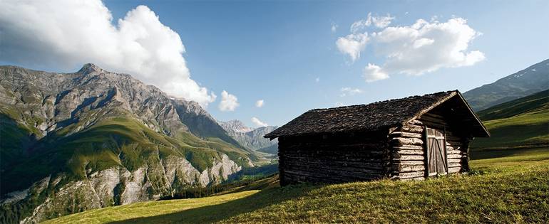 Die schönen Landschaften des Kantons Graubünden